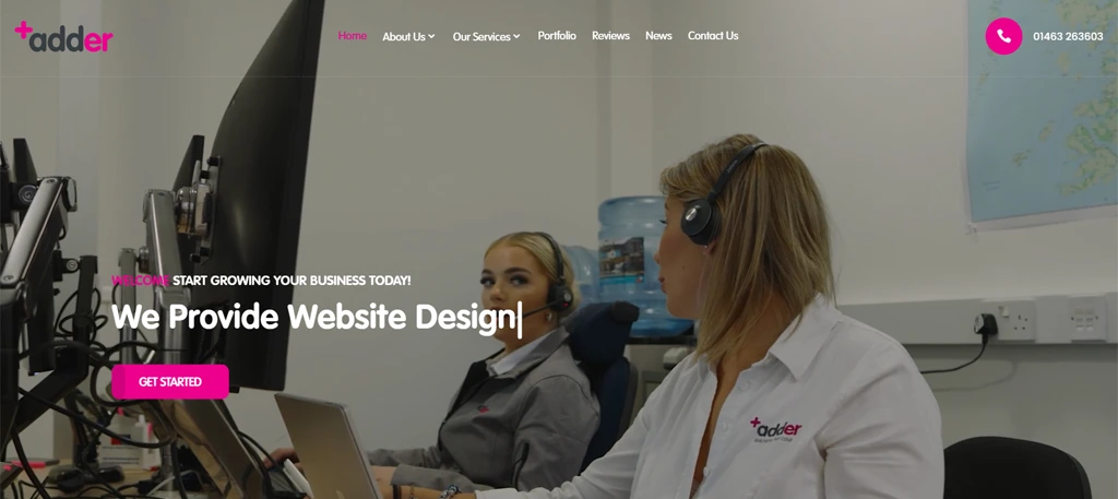 adder Website Design and development by Asjad Ali web app developer